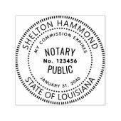 Professioneel Notaris Openbaar | Aangepaste Naam & Zelfinktende Stempel (Design)