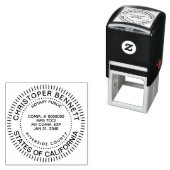 Professioneel Notaris Openbaar | Aangepaste Naam & Zelfinktende Stempel (In situ)