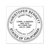Professioneel Notaris Openbaar | Aangepaste Naam & Zelfinktende Stempel (Design)