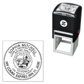 Professioneel Notaris Openbaar | Staten Van Califo Zelfinktende Stempel (In situ)