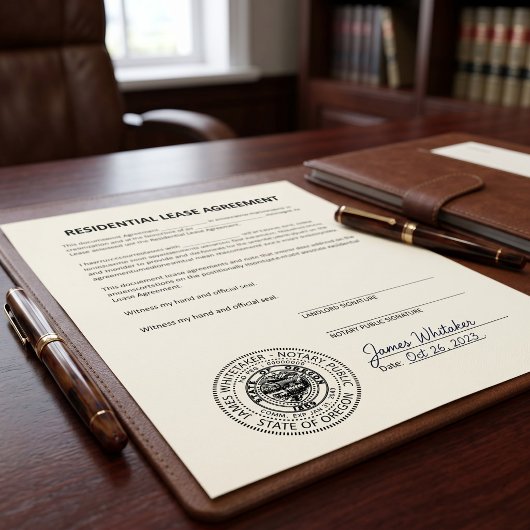 Professioneel Notaris Openbaar | Staten Van Oregon Zelfinktende Stempel
