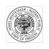 Professioneel Notaris Openbaar | Staten Van Oregon Zelfinktende Stempel (Design)