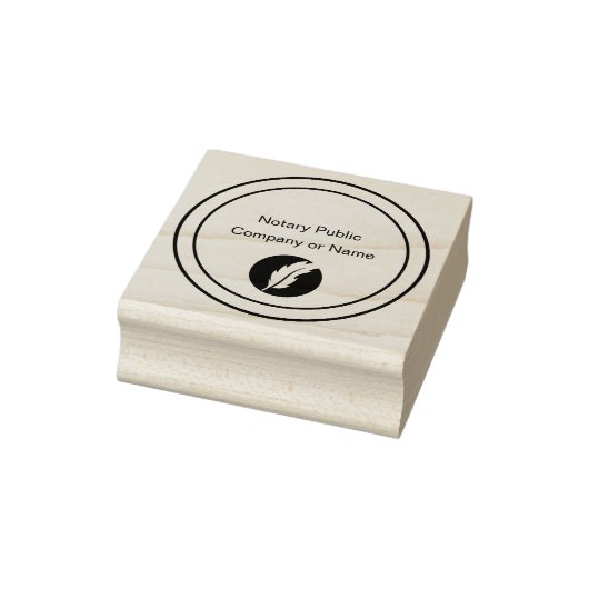 Professioneel Notaris Public Kantoor Rubber Stempe Rubberstempel (Stempel)