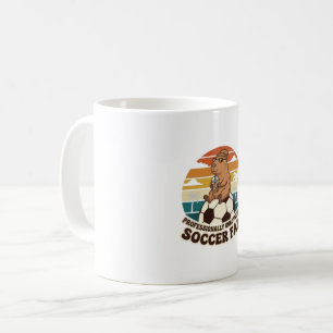 Professioneel Onaangedaan Capybara Voetbalfan Koffiemok