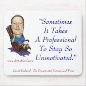 Professioneel ongemotiveerd - Muismat (Voorkant)