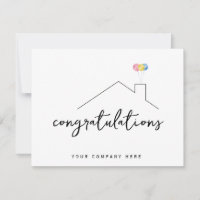 Professioneel onroerend goed Gefeliciteerd Nieuw s