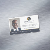 Professioneel onroerend goed | Horizontale foto-in Magnetisch Visitekaartje (Voorbeeld)