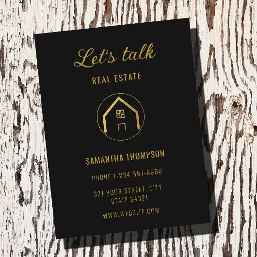 Professioneel onroerend goed promotioneel Logo-Bri Feestdagenkaart