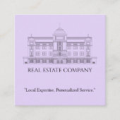 Professioneel onroerend goed Visitekaartje (Voorkant)