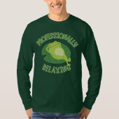 Professioneel Ontspannende Kikker T-shirt (Voorkant)