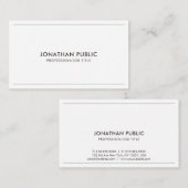 Professioneel Ontwerp Elegante Moderne Schone Vlak Visitekaartje (Voorkant / Achterkant)