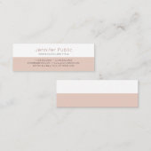 Professioneel Ontwerp Moderne Speciale Elite Stijl Mini Visitekaartje (Voorkant / Achterkant)