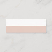 Professioneel Ontwerp Moderne Speciale Elite Stijl Mini Visitekaartje (Achterkant)