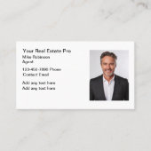 Professioneel ontwerp van foto-Visitekaartjes Visitekaartje (Voorkant)