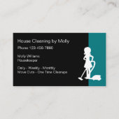 Professioneel ontwerp voor het schoonmaken van het visitekaartje (Voorkant)