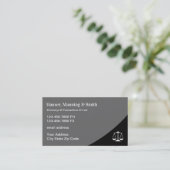 Professioneel ontworpen procureur-Visitekaartjes Visitekaartje (Staand voorkant)