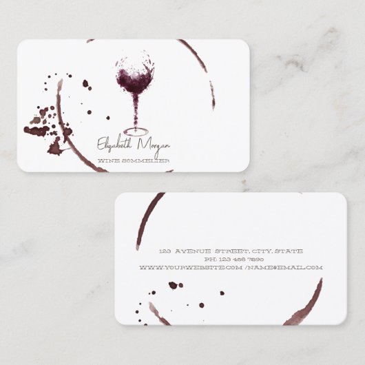 Professioneel oogmerk voor de vervaardiging van ta visitekaartje (Voorkant / Achterkant)