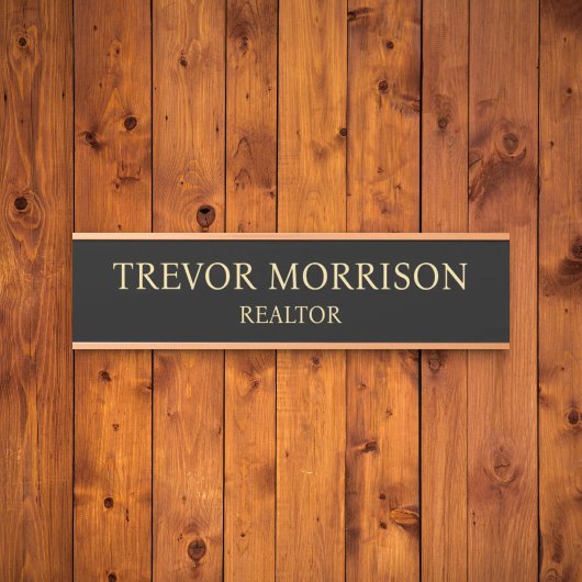 Professioneel op maat gemaakt naamplaat kantoordeu