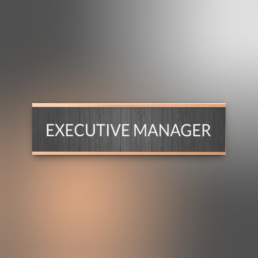 Professioneel op maat gemaakt naamplaat kantoordeu