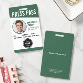 Professioneel op maat gemaakt perskaart ID-badge - Badge