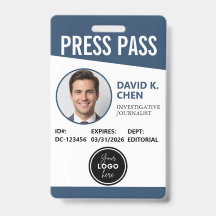 Professioneel op maat gemaakt perspas ID-badge - B