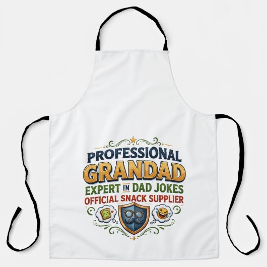 Professioneel Opa Opa-grapjes & snacks Schort (Voorkant)