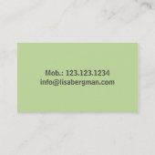 Professioneel opleiders visitekaartje (Achterkant)