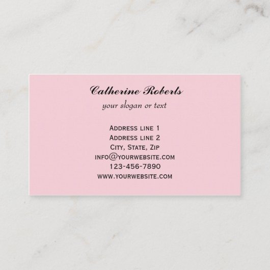 Professioneel ouder Visitekaartje (Achterkant)