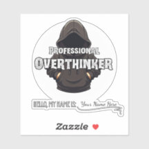 Professioneel Overdenker Funny Aangepaste Naam 