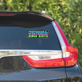Professioneel Overdenker Sinds Geboorte - Grappig Sticker