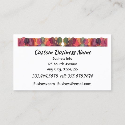 Professioneel personeel Mgr, HR Mgr, Visitekaartje (Voorkant)