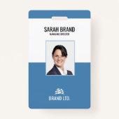 Professioneel Personeel Zakelijk Medewerker ID-bad Badge (Voorkant)