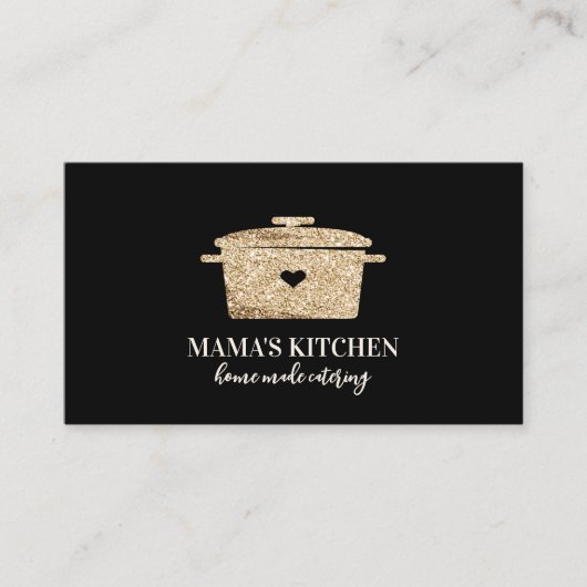 Professioneel Persoonlijk Chef Catering Restaurant Visitekaartje (Voorkant)