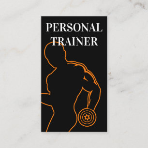 Professioneel Persoonlijk Fitness Trainer Visitekaartje