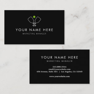 professioneel Pickleball Visitekaartje