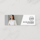 Professioneel QR-code foto logo Mini Visitekaartje (Voorkant)