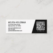Professioneel QR-code foto logo Mini Visitekaartje (Achterkant)
