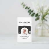 Professioneel QR Code Fotografie & Design Visitekaartje (Staand voorkant)