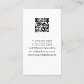 Professioneel QR Code Fotografie & Design Visitekaartje (Achterkant)