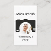 Professioneel QR Code Fotografie & Design Visitekaartje (Voorkant)