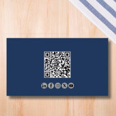 Professioneel QR Code Luchtvaart Vluchtinstructeur Visitekaartje