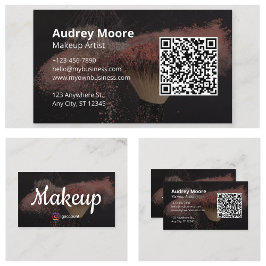 Professioneel QR-code-make-up Visitekaartje