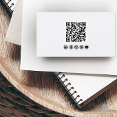 Professioneel QR-code Medewerker Piloot Vliegtuig Visitekaartje