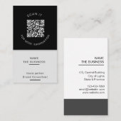 Professioneel QR-code minimaal scanbare promotie Visitekaartje (Voorkant / Achterkant)