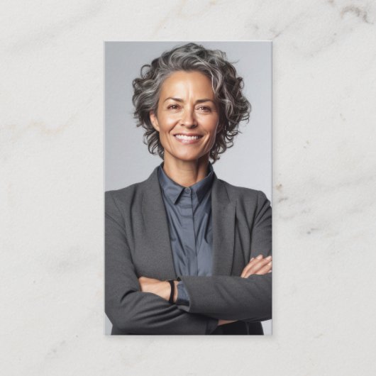 Professioneel QR Code Photo Visitekaartje (Voorkant)