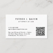 Professioneel QR-code Visitekaartje (Voorkant)