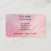 Professioneel QR code visitekaartje voor moderne b Contactkaartje (Achterkant)