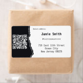 Professioneel QR-codeadres Aangepast fotoadres Etiket (Insitu)