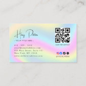 Professioneel QR-codefoto Visitekaartje (Achterkant)