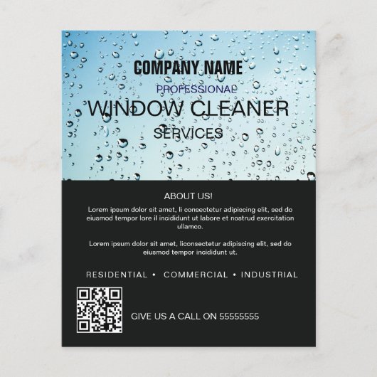 Professioneel RAMEN Schoonmaakbedrijf Aangepaste Z Flyer (Voorkant)